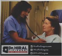 Sykogma85339's tweet photo. Gotta say, I'm pretty impressed with #HiralForCongress mailers! https://t.co/u8HHKdSDPM