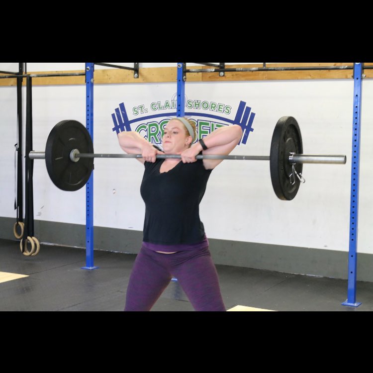 StClairShoresCF's tweet photo. #sumodeadlifthighpull #fundamental #barbell #StrongIsBeautiful #CrossFit #stclairshorescrossfit #scscf #sumo #deadlift #highpull #chickswholift https://t.co/HftR5ho02y