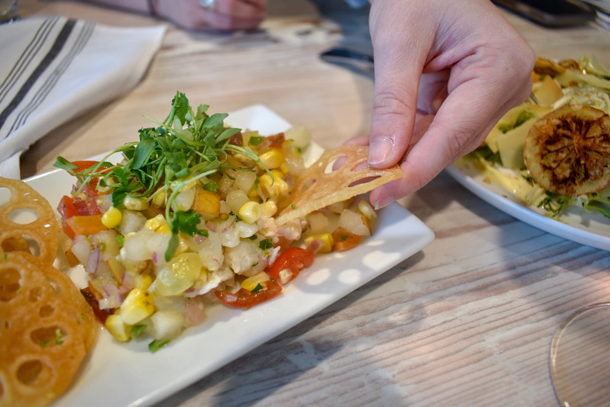 Warning ⚠ Our new coconut shrimp ceviche dish will leave you addicted.