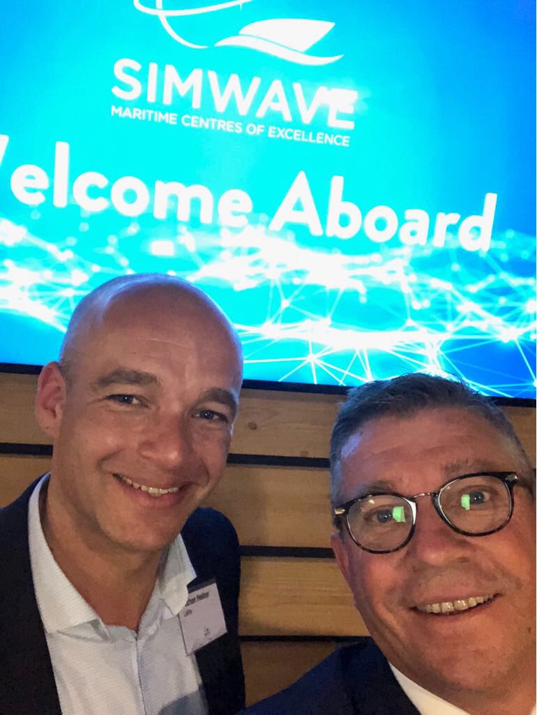 Great day training ChEng and Captains at STC in #Rotterdam. And on top of that invited for the opening of @SIMWAVE_BV. What a great company. #maritime #leadership #crewtraining