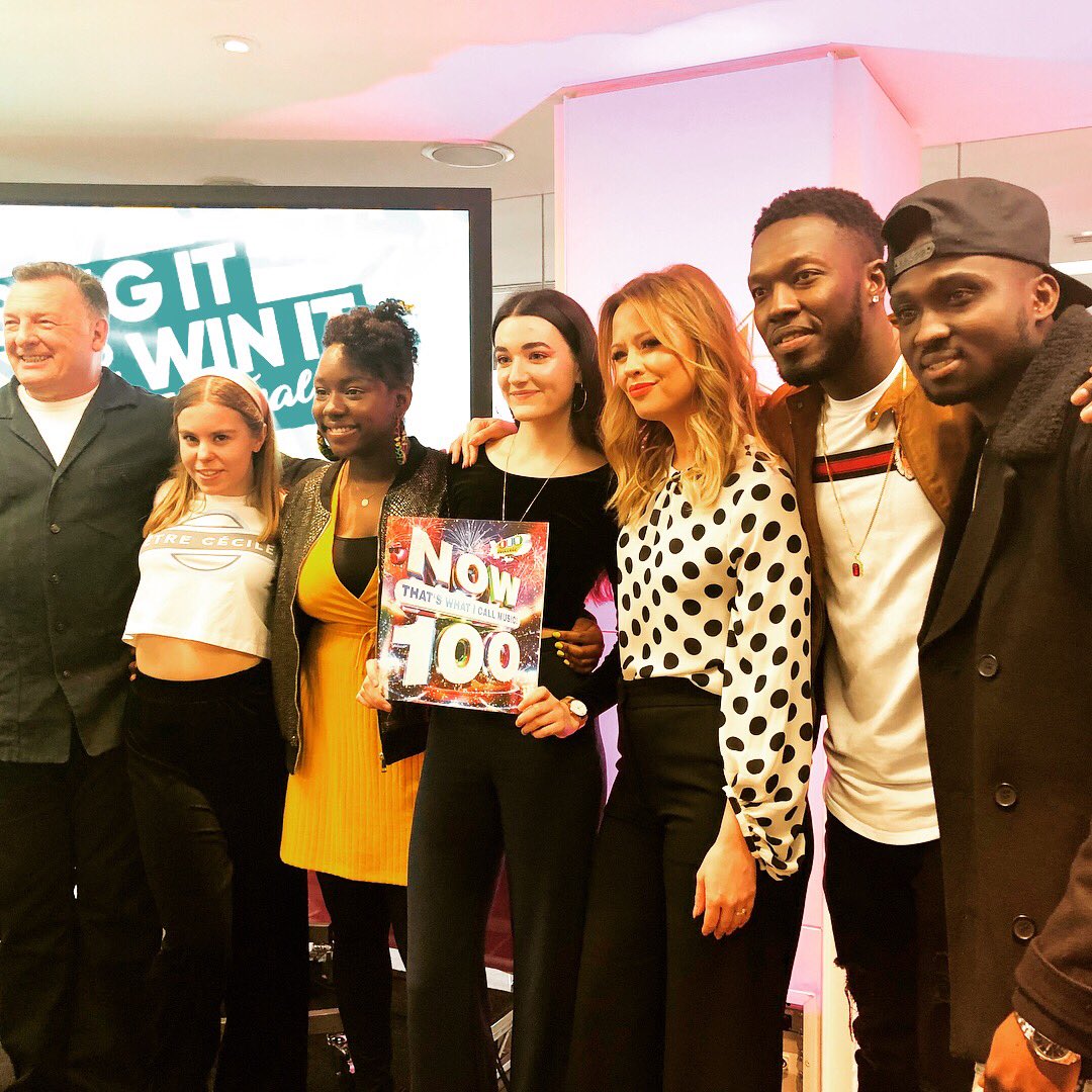 ReggieNBollie's tweet photo. Throwback to the finale of Sing it to Win it competition on @GMB last week Friday with @KimberleyJWalsh . Congratulations to the Winners #MU4 . Can’t wait to hear your record on NOW100 🎉🎉👌 https://t.co/DSUPSCF4it