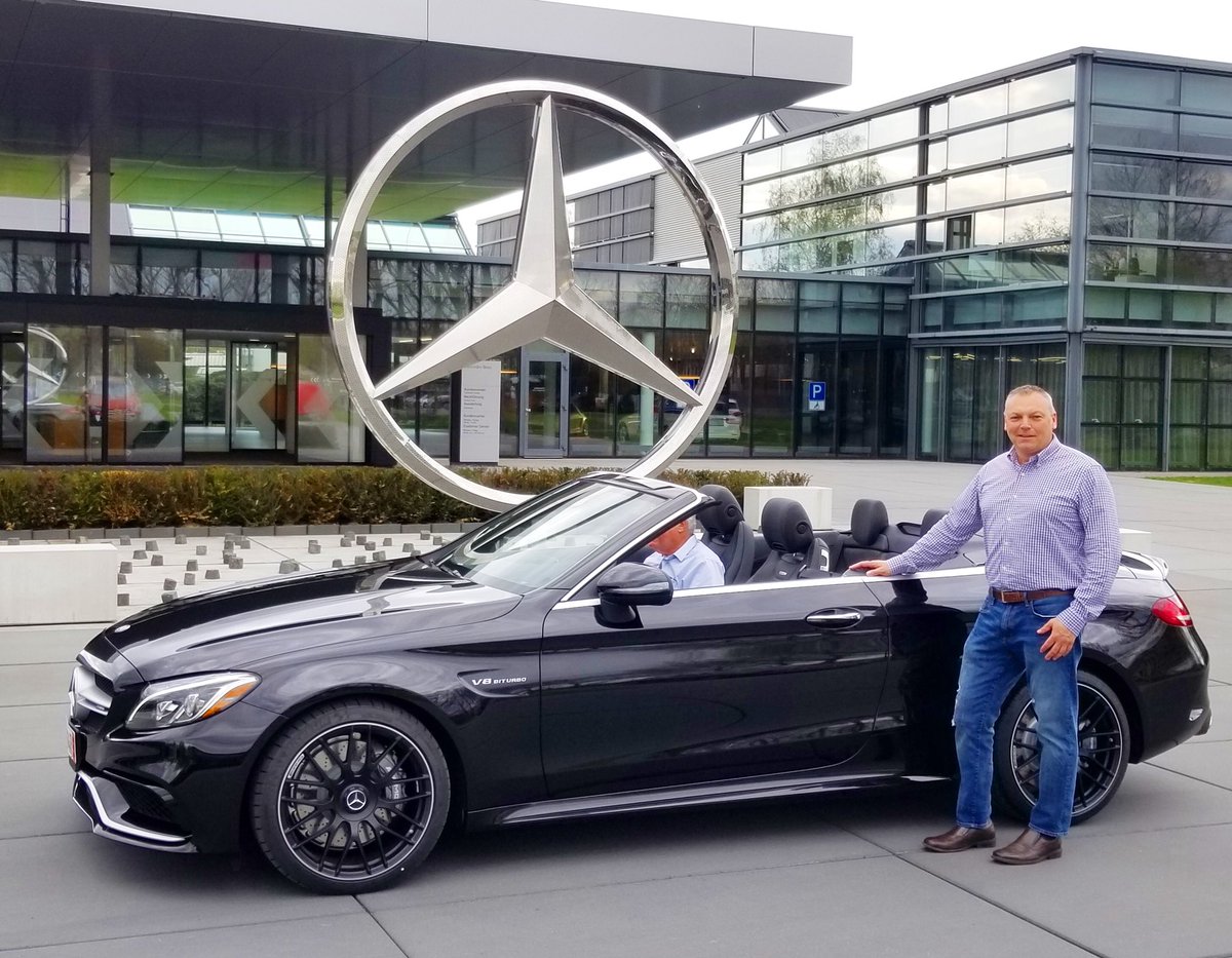 AMRPERFORMANCE's tweet photo. Our client Mike in Germany at Mercedes-Benz (@mbusa) Headquarters doing “Euro Delivery” of his new 2018 Mercedes-Benz C63 AMG!
#AMRperformance #AMRtuning #AMRtuned #goAMR #AMRempire #AMR
#Mb #amg #mercedes #benz #mercedesbenz #mbusa #mbtuning #amgtuning #mbworld #c63 #c63s https://t.co/rbWHqxGPyc