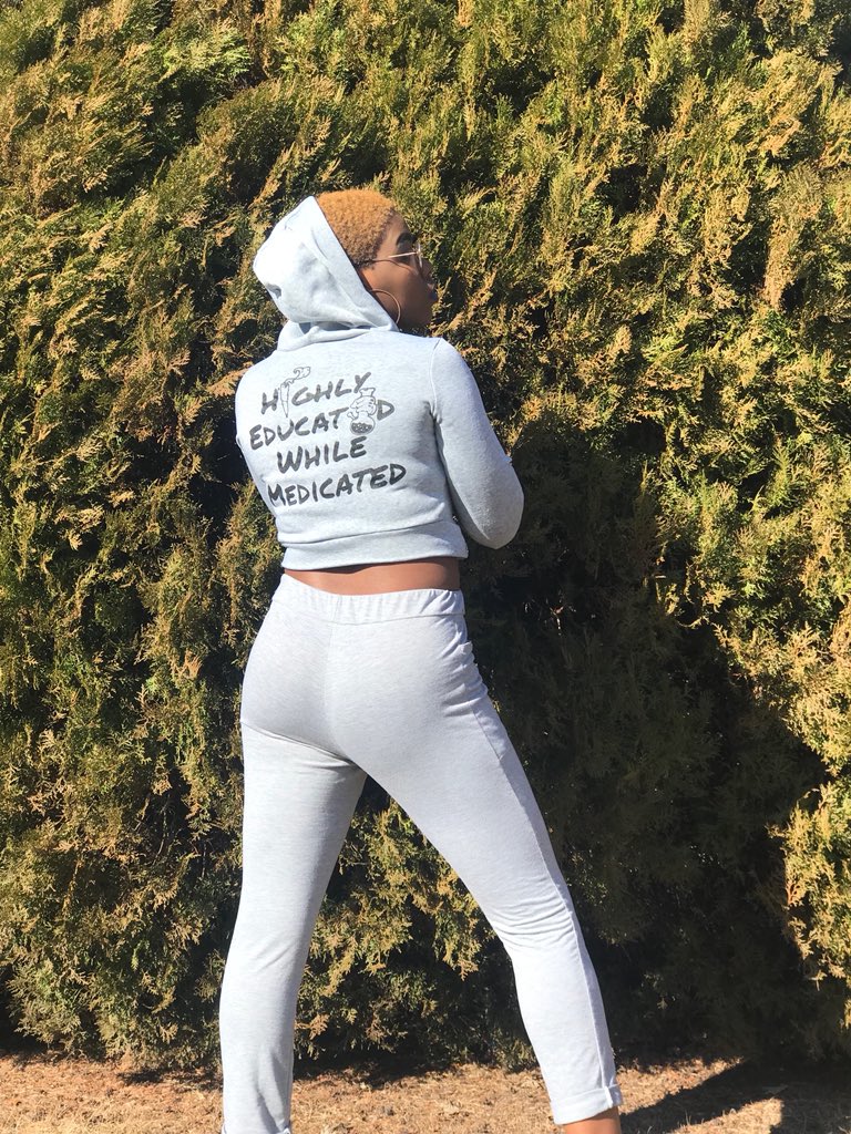 LKI295THREADS's tweet photo. It’s a SMOKE 💨 Sale Going ON‼️‼️

4/19 - 4/20 - 4/21(PopUp Shop 12pm-3pm)

H.E.W.M 
Gee Gee Crop Top 
$20 

AVAILABLE NOW FOR PURCHASE DM 
📚x🌿

#HighlyEducatedWhileMedicated #GGC #420day 

#WSSU #ECU #NCCU #FayState https://t.co/FSlNSihU8i