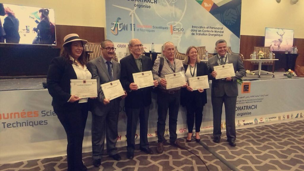 FBrahimi's tweet photo. Merci à toutes les équipes qui ont oeuvré à la réussite des #JST11 (Journées scientifiques et techniques de la #Sonatrach). De riches échanges sur la #TransitionEnergetique #Algerie #Algeria #DZ RDV dans 2 ans ! https://t.co/81UBKvc5fp