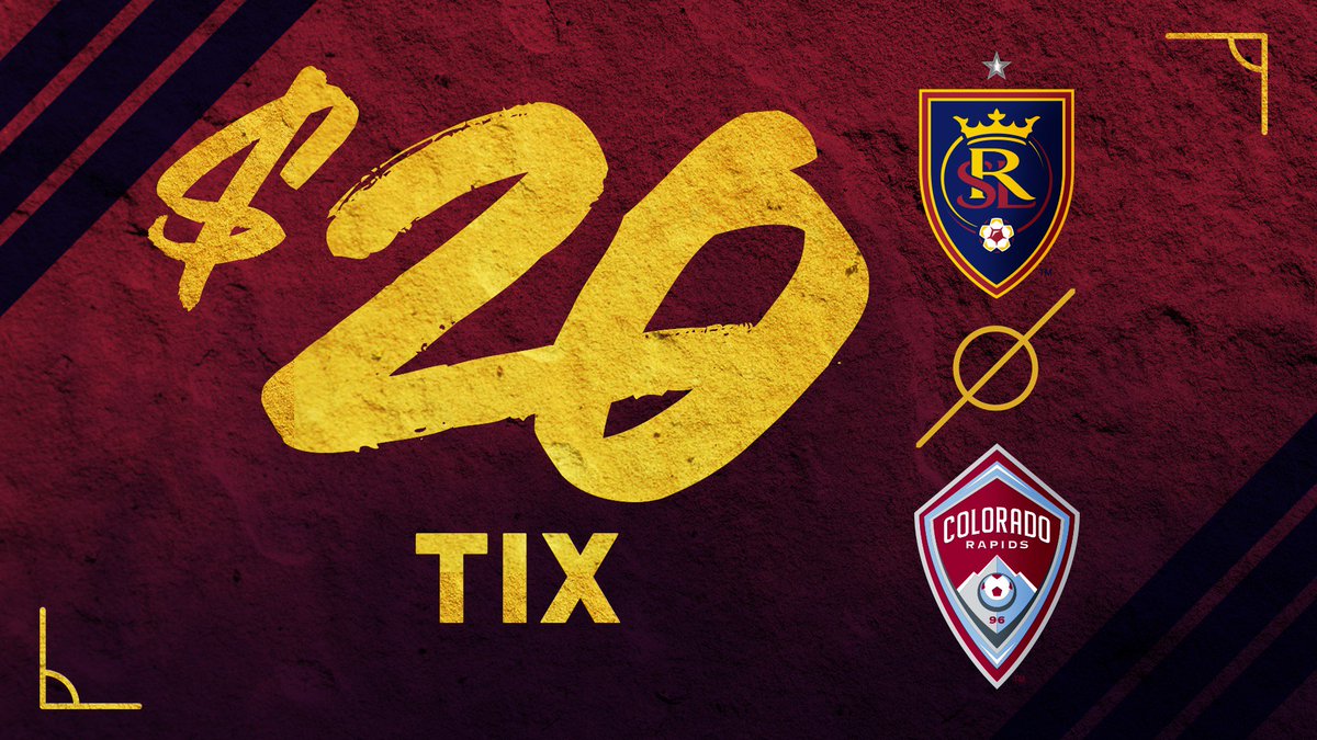 🎫 Still need tickets for tomorrow's game?   Head over to rsl.com and snag some $20 seats! https://t.co/4RaX3Pkey4