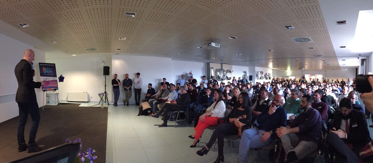 BlockShowcom's tweet photo. 🇮🇹 Grazie per la tua calorosa accoglienza, Roma!
Thank you so much to all the attendees, meetup partners @CoinCrowd, @blockchain_roma, meetup sponsor @Bankorus and our General sponsor @ChainX2018 for making this happen!

See photos on our FB soon https://t.co/M4JGnaqbJI https://t.co/mKgNIn6mVv