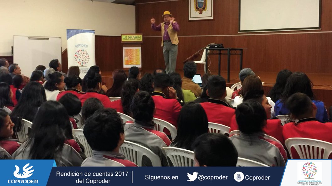 coproder's tweet photo. Rendición de cuentas del COPRODER 2017 # Coproder https://t.co/4krIwffKAz