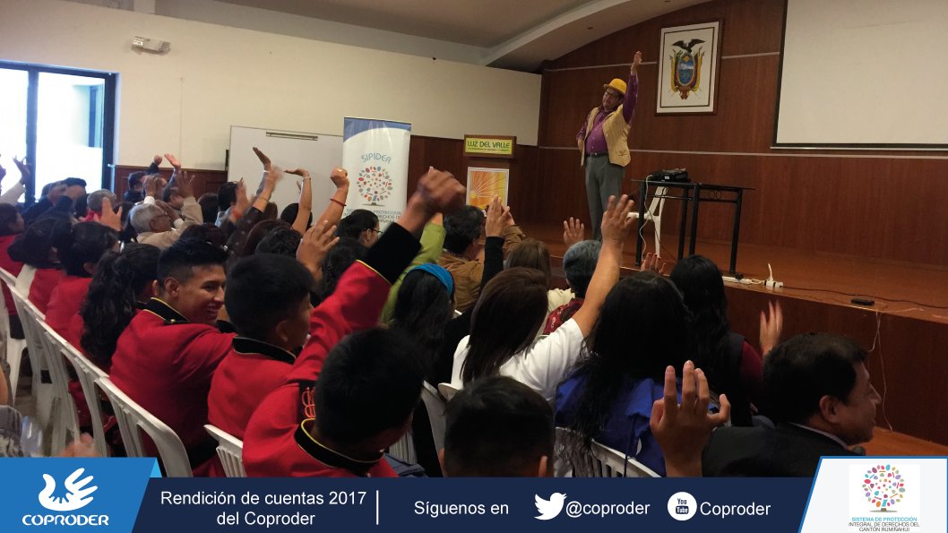coproder's tweet photo. Rendición de cuentas del COPRODER 2017 # Coproder https://t.co/4krIwffKAz