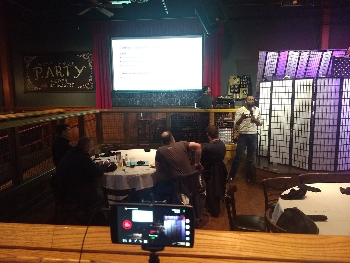 arielsanchezmor's tweet photo. @Carlcapozza giving his presentation on @ansible - and so much more :) expect a #vBrownbag recording later on today! #vCommunity https://t.co/te9sV27iwk