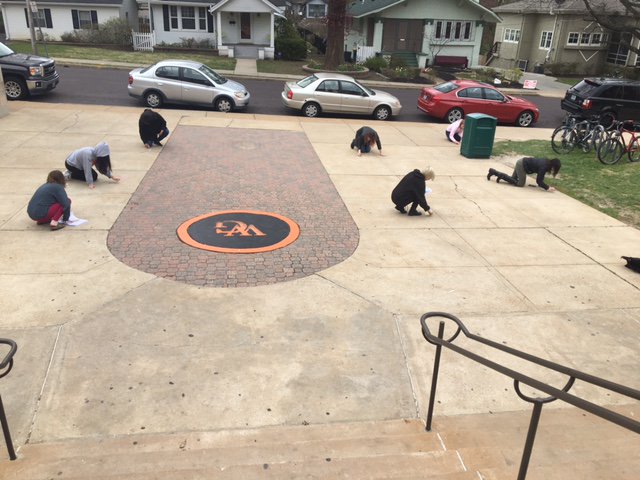 EPott217's tweet photo. Chalk + poetry = 3rd hour fun @onwithwebster  #wgbuzz #wgchalkapoemonthesidewalkday https://t.co/tFe9OQB3LY