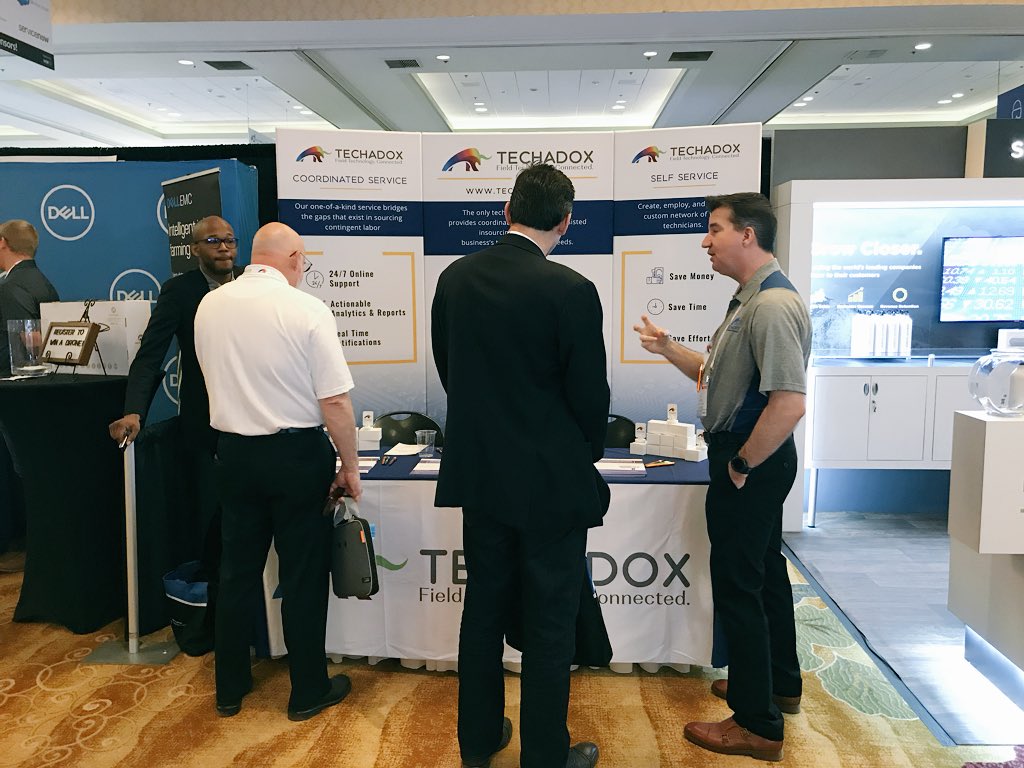 Techadox's tweet photo. Good morning Field Service USA attendees! Today is the last day to visit our booth - stop by to learn more about how we can address your businessโs total field service needs. #Booth409 #TDXEvents #Techadox #FieldServiceUSA https://t.co/e8v2D0eb0v