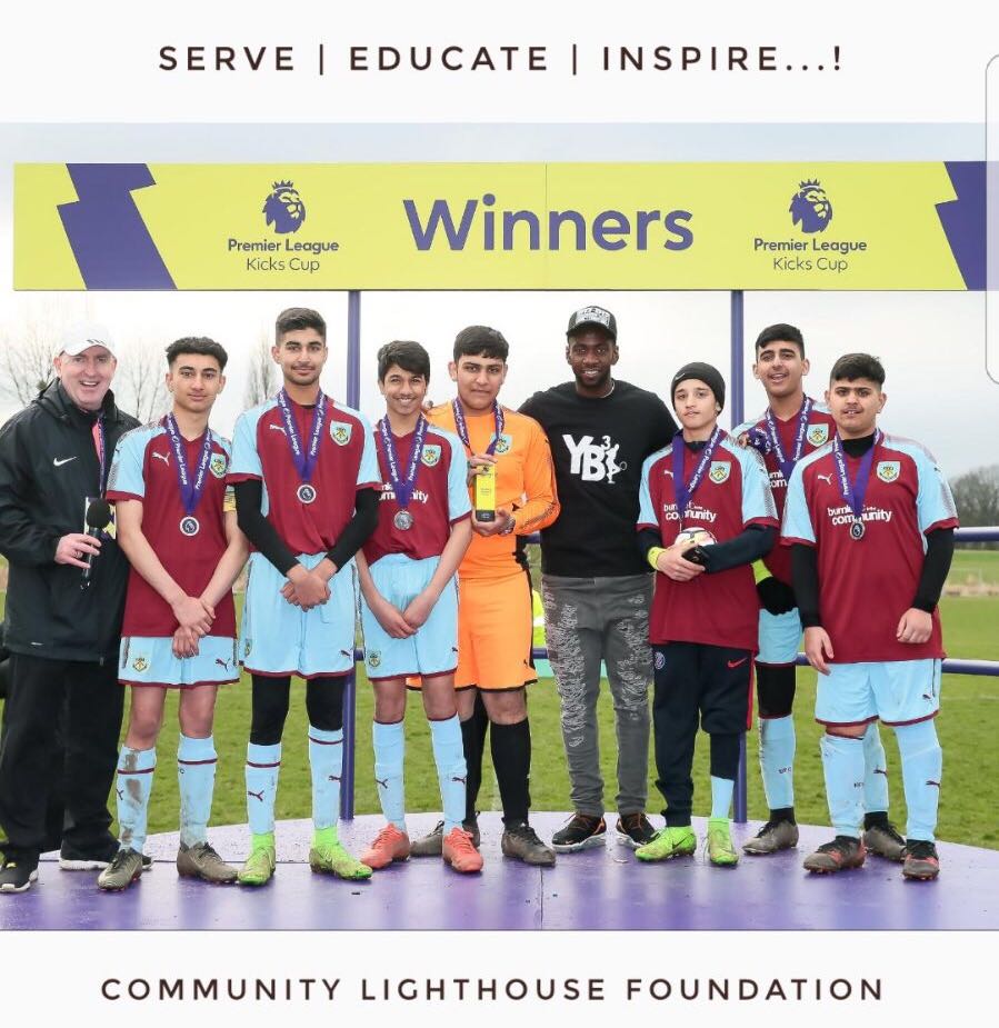 Charity_CLF's tweet photo. It was fantastic day with our Burnley team reaching the quarter finals out of a total of 89 teams, representing 64 clubs in the Premier League, Football League and down to National League!
3/4

#Serve 
#Educate 
#Inspire...!
#BurnleyFC 
#KicksProgram #PremierLeague https://t.co/d5CQWAbFo0
