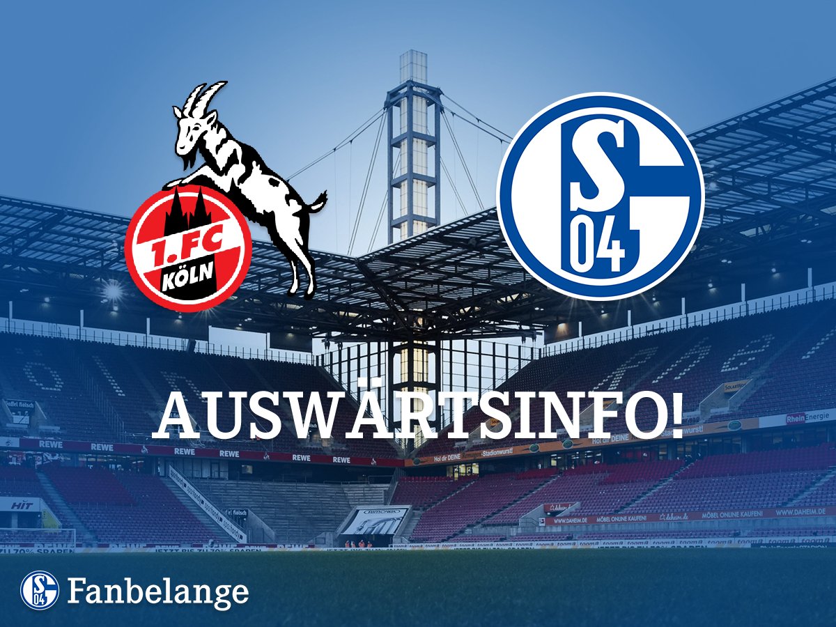 s04fanbelange's tweet photo. Das bittere Pokal-Aus abhaken und den Blick nach vorne richten: Hier ist unsere #Auswärtsinfo fürs Spiel des @S04 in Köln am Sonntag! #KOES04 https://t.co/nRzv0hhOpN