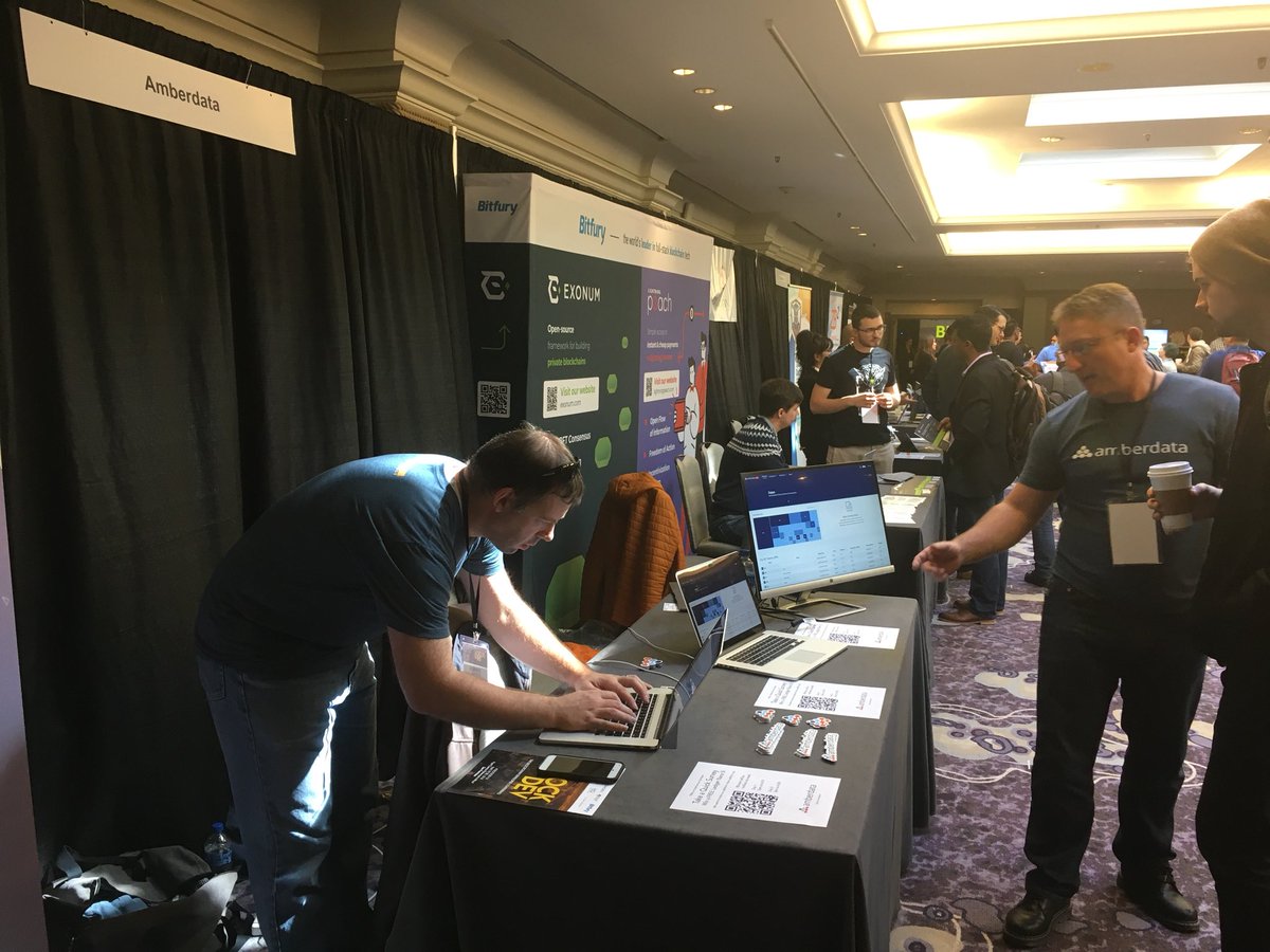 Amberdataio's tweet photo. The #blockdev18 conference is in full swing! https://t.co/KnSeGRbEpH