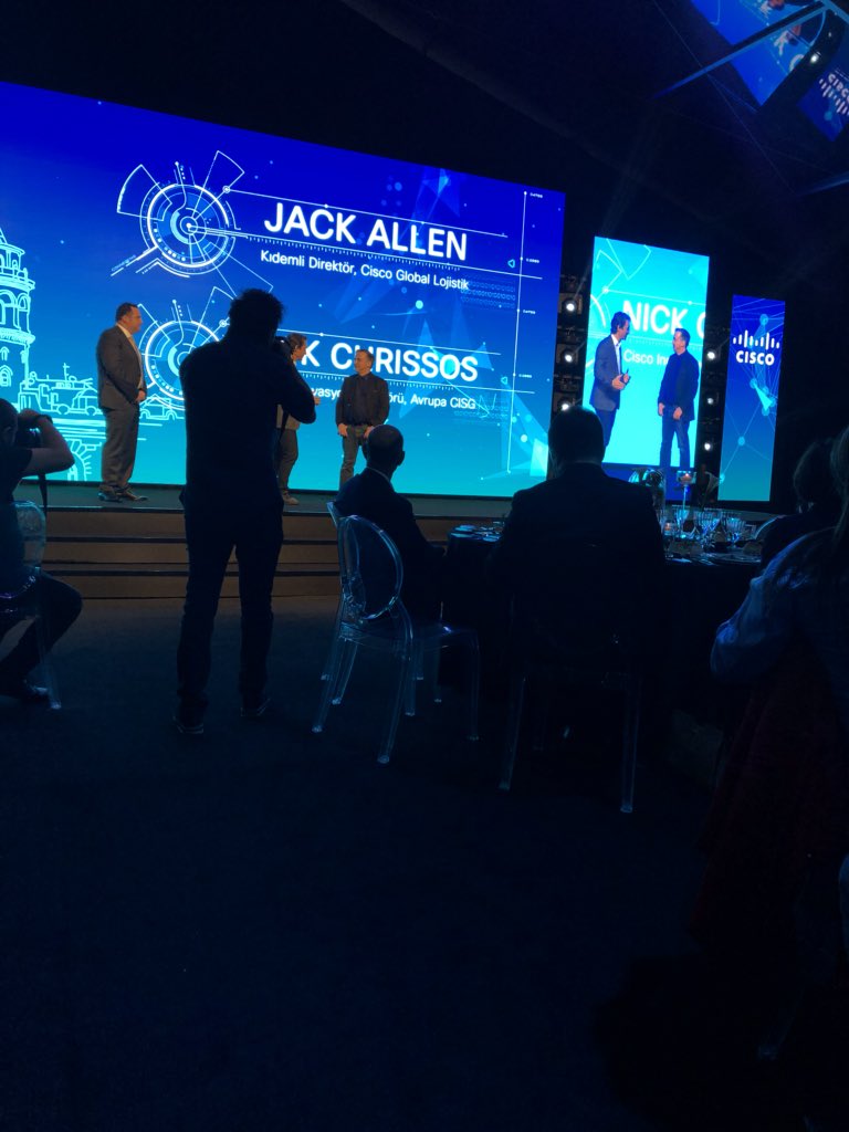 Modupe_C's tweet image. Cisco Turkey General Manager Cenk Kıvılcım, Cisco Global Logistic Senior Director Jack Allen and Cisco Europe CISG Director of Innovation Nick Chrissos are on stage at the opening ceremony for Cisco Innovation Center in Istanbul! #TurkeyInnovation #CiscoInnovates #CiscoEMEAR