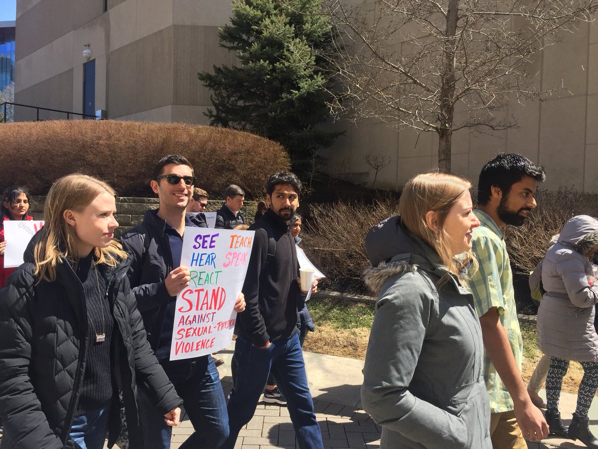 Akabaka9's tweet photo. @KelloggSchool students demand an end to rape culture. @PMOIndia @WBEZ @CNN #uniteforchange https://t.co/EOfOrcTF8Y