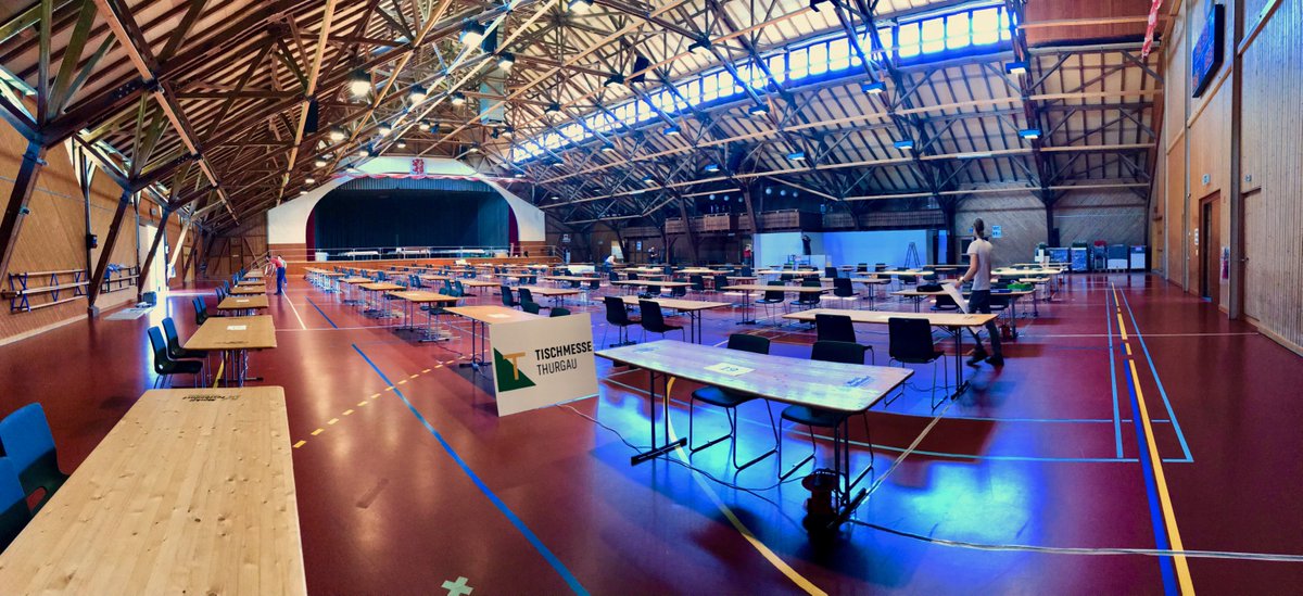 Morgen Freitag um 10 Uhr geht es los in der Festhalle Rüegerholz in Frauenfeld. tischmesse-thurgau.ch  @gewerbethurgau <a href="/stadtfrauenfeld/">Stadt Frauenfeld</a>