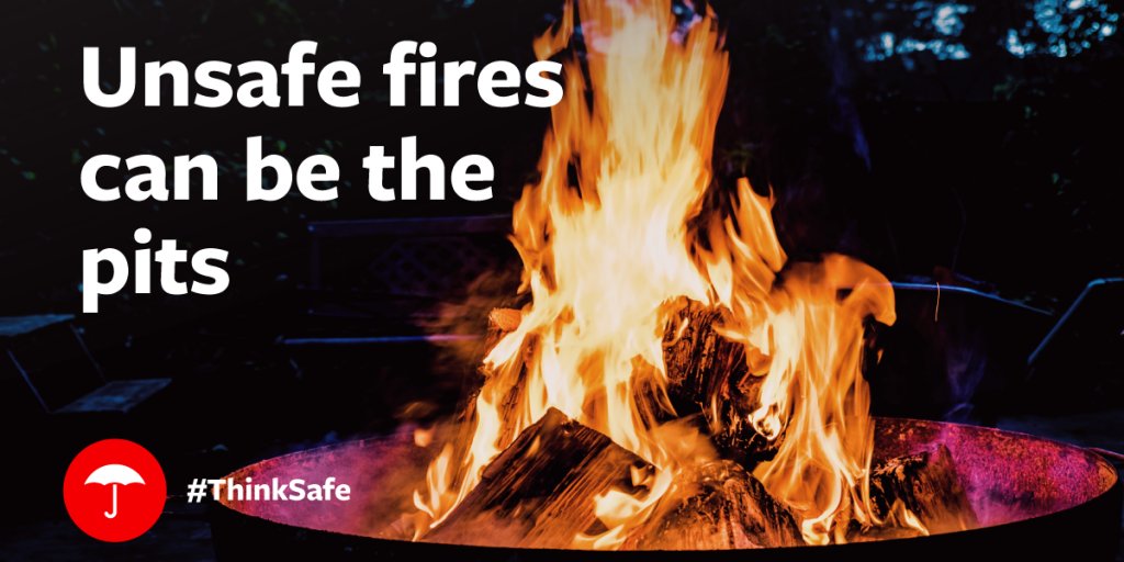 Gearing up to roast marshmallows on the fire pit this weekend? Remember to use sand to fully extinguish the fire when you’re done. More tips: tkpl.us/aj616 #ThinkSafe
