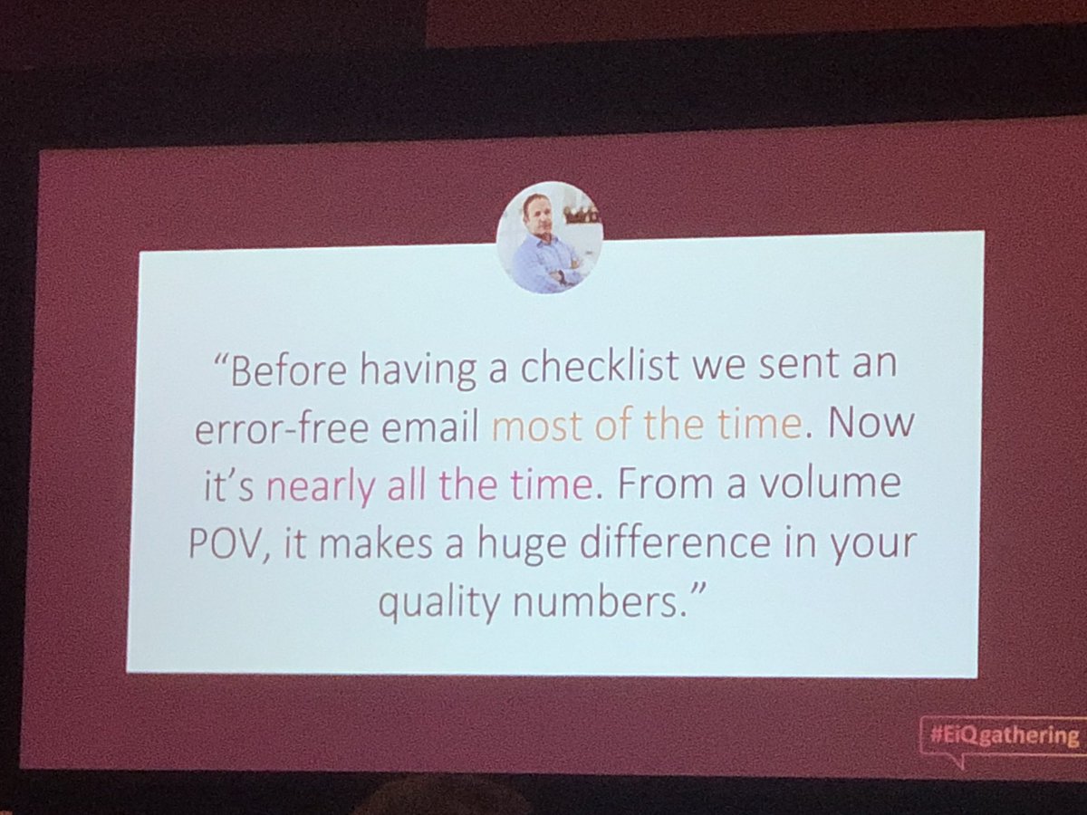 Success thru accountability #EiQGathering #processgeek