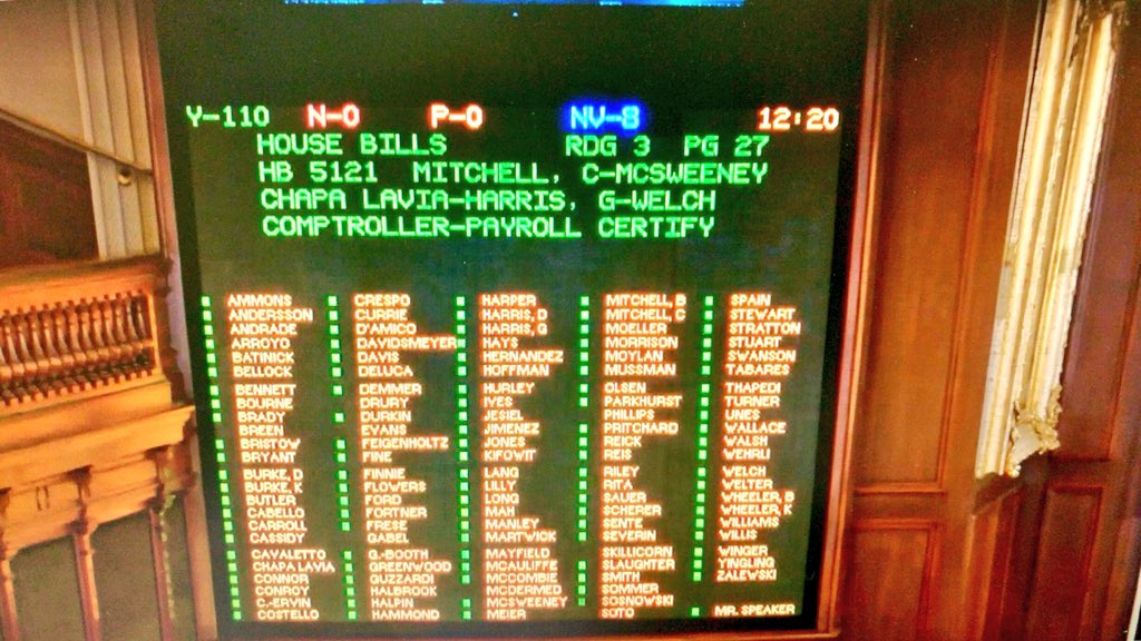 Thank you to <a href="/cljmitchell/">Christian Mitchell</a> &amp; all of the cosponsors of the #Truthinhiring Act! I am thrilled that it passed unanimously today in the House! #twill