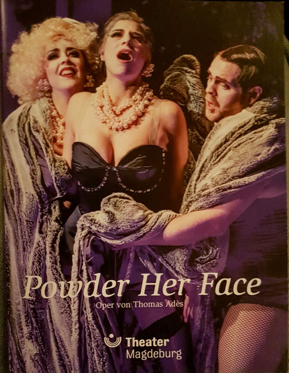 Opernjunkie's tweet photo. Thomas #Adès #PowderHerFace im alten Schauspielhaus Magdeburg! #OperMagdeburg https://t.co/RgrnEm4elz