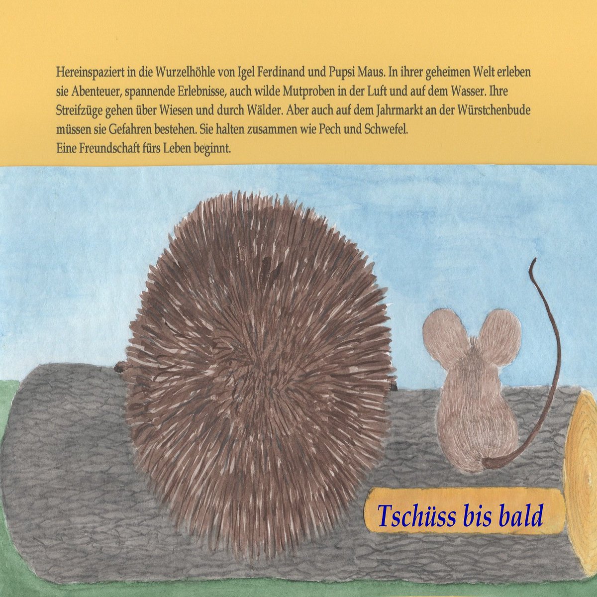 aglehm's tweet image. Gutenacht-Geschichten von Igel Ferdinand &amp;amp; Pupsi Maus