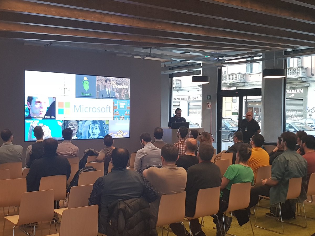 Dragonriffi92's tweet image. We&apos;re about to start the #ServerlessMeetup right here in our #MicrosoftHouse!