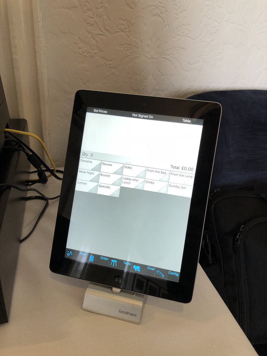 dhbusiness's tweet photo. EPoS install @royalbelfast this week using @icrtouch & #ipad #pockettouch #Software for tableside ordering. Thank you for the repeated business #local #golf #epos #pointofsale #restaurant #icrtouch #Belfasthour @jonnystevenson https://t.co/mvWxVQDJ4y