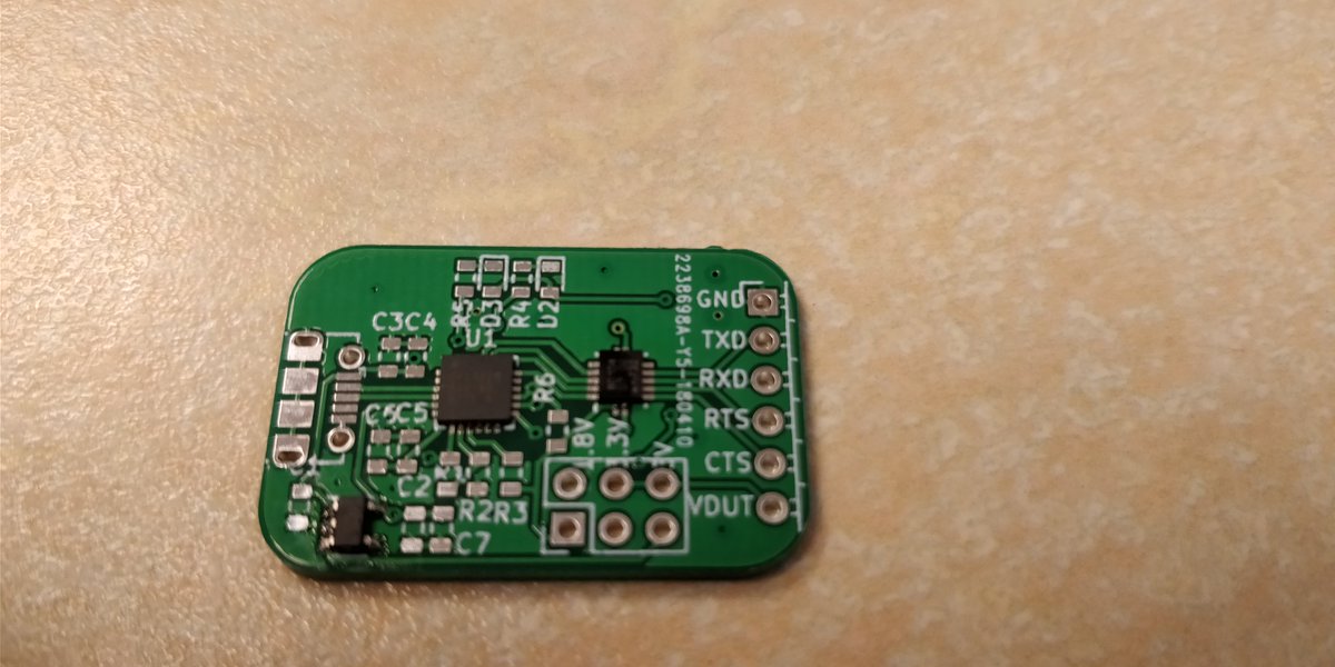 EnJens's tweet image. Uartinator slowly coming to life. Plain and simple UART with 1.8-5v level shifter. Either target provided voltage or 1.8v, 3.3v or 5v onboard provided to target. 50-100mA or so possible @xil_hackerspace #hackathursday #urinator