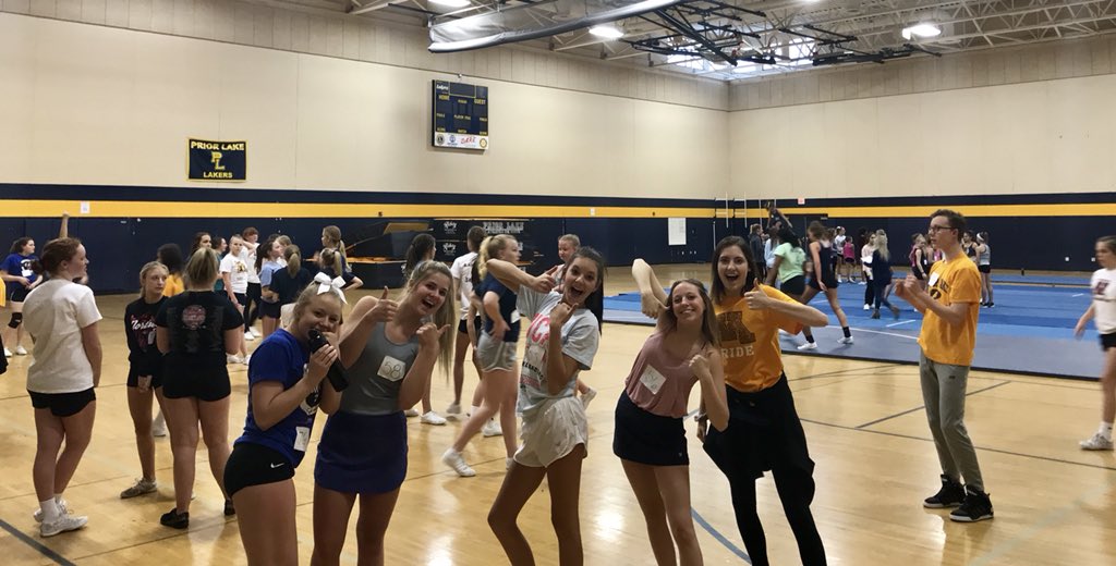PLHSLakers's tweet photo. Looks like @Priorlakecheer tryouts are off to a great start @PLLakers https://t.co/7ofPvvrqrS