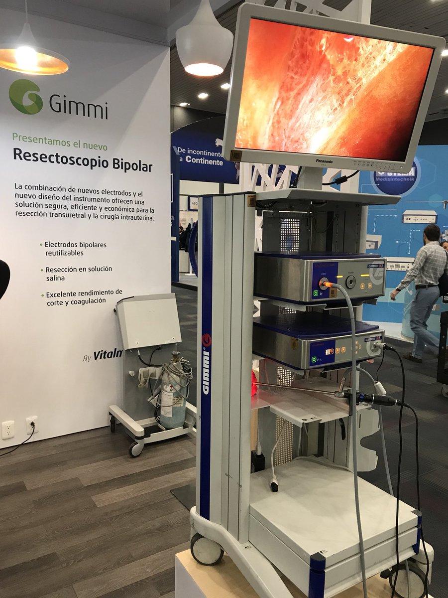 Vitalmex's tweet photo. Durante el XLII Congreso Internacional del Colegio Mexicano de Urología Nacional, nuestros especialistas están presentando el nuevo Resectoscopio Bipolar de Gimmi, el cual garantiza la seguridad para el paciente y un trabajo eficiente para el cirujano. https://t.co/ESLxCIJ3fK