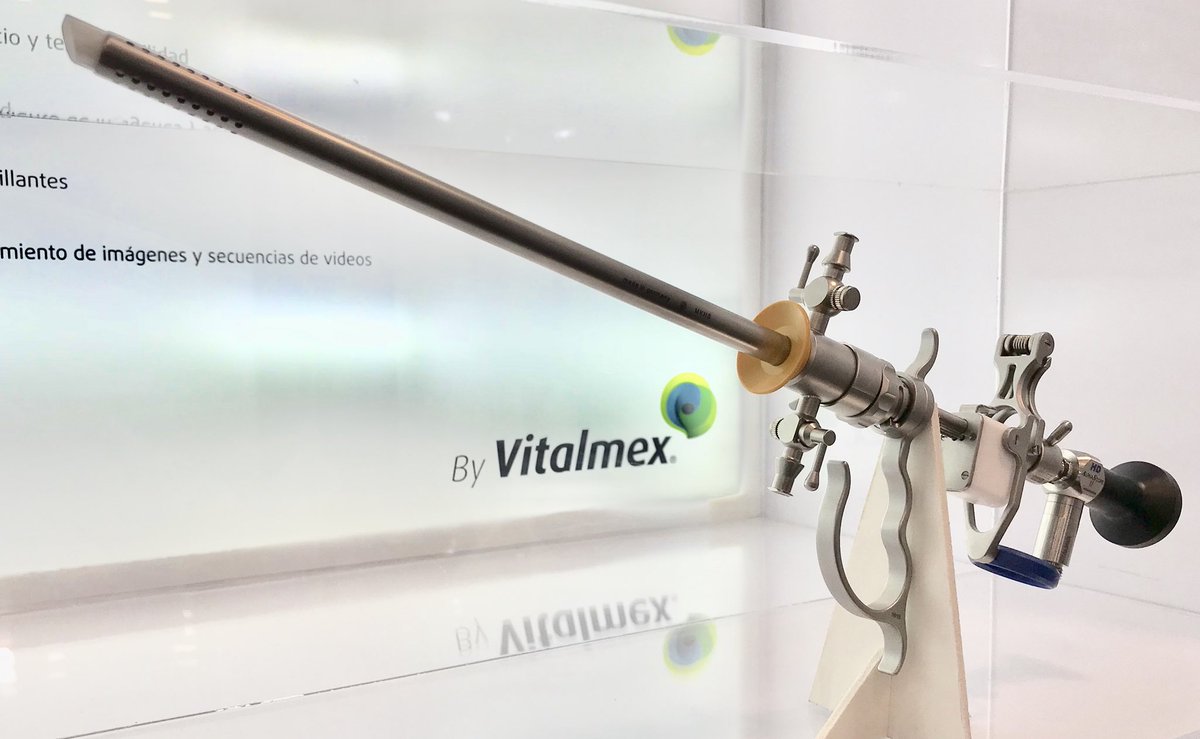 Vitalmex's tweet photo. Durante el XLII Congreso Internacional del Colegio Mexicano de Urología Nacional, nuestros especialistas están presentando el nuevo Resectoscopio Bipolar de Gimmi, el cual garantiza la seguridad para el paciente y un trabajo eficiente para el cirujano. https://t.co/ESLxCIJ3fK