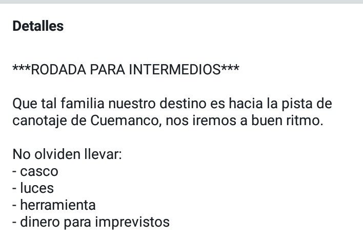 DesarrolloSuave's tweet photo. Rodada para intermedios..🚲🚲 https://t.co/WZXLaNJhlx