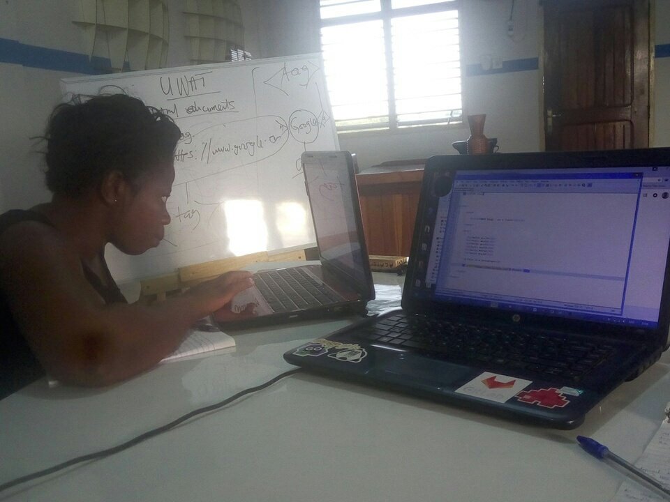 Kafui4k's tweet image. We still pushing hard @kkhubho with the @UnlockingWAT nation wide #webdeveloper program, to train and equip our ladies with the skill set to learn coding and be able to build their own blogs and business websites.
#womenintech #voltacode #ho