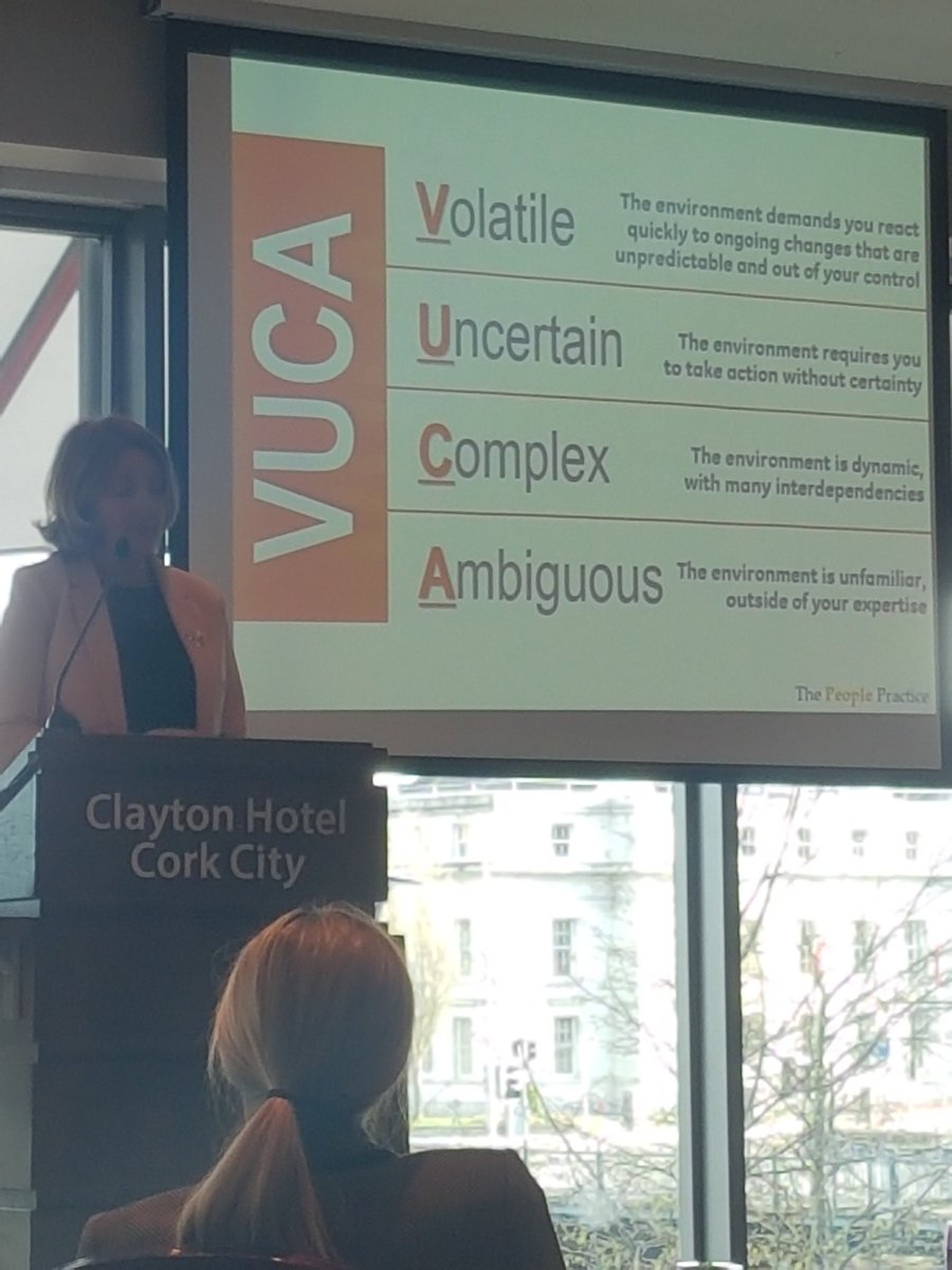 jenncashmanRDJ's tweet photo. @smanning29 tells us about the challenge of creating great leaders at the #corkfutureofwork event with @CorkChamber and @NRFIreland. https://t.co/4fWrTxuMSQ