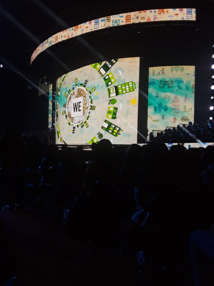 beegether's tweet image. I'm at @WEMovement We Day getting ready to speak! Let's bee the change! #weday