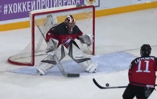 Outshot 35-25, Empire’s <a href="/coltenellis29/">Colten Ellis</a> (<a href="/oceanicrimouski/">L'Océanic de Rimouski</a>) made 31 saves, including a couple of breakaway stops, and backstopped the <a href="/HC_Men/">Hc Men yt</a> U18 to a 6-4Win over the defending World Champions (USA)!!!!!
#U18WorldChampionships
#NHLDraft2019