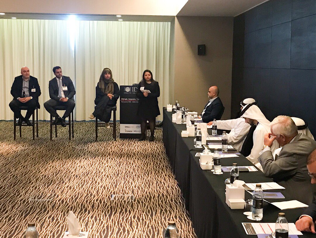 core42_ai's tweet photo. Injazat participated in the IDC IT Security summit this morning where we presented our Threat Hunting Mechanism, designed to increase IT security and combat attacks. @IDCMEA #idc #injazat #instigatorsofbetter #cybersecurity https://t.co/IOh29ttbGa