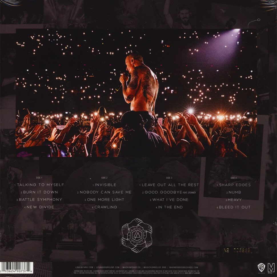LPLive's tweet photo. This Saturday, @linkinpark will be releasing "#OneMoreLight Live" on vinyl for #RSD2018. https://t.co/U6IfGnl4aZ