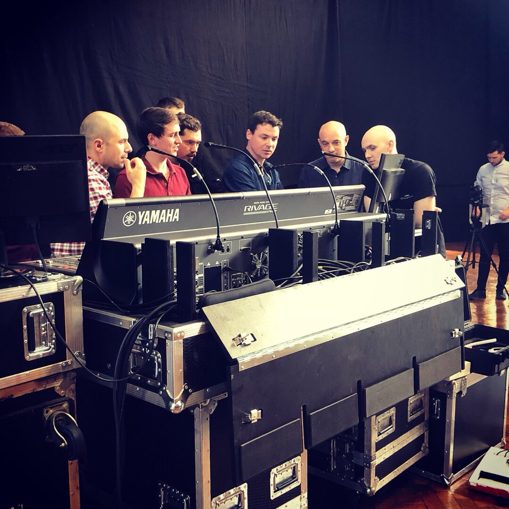 tubeUK's tweet photo. Today we co-hosted a Yamaha RIVAGE Range Workshop at Albert Hall. Together with members of Yamaha’s team, we invited local engineers to put the PM7 &amp; PM10 through their paces

Get in touch to try the PM7  for yourself!

@YamahaCommAudio #mixingconsole #soundengineer #proaudio https://t.co/FZA3WgroCm