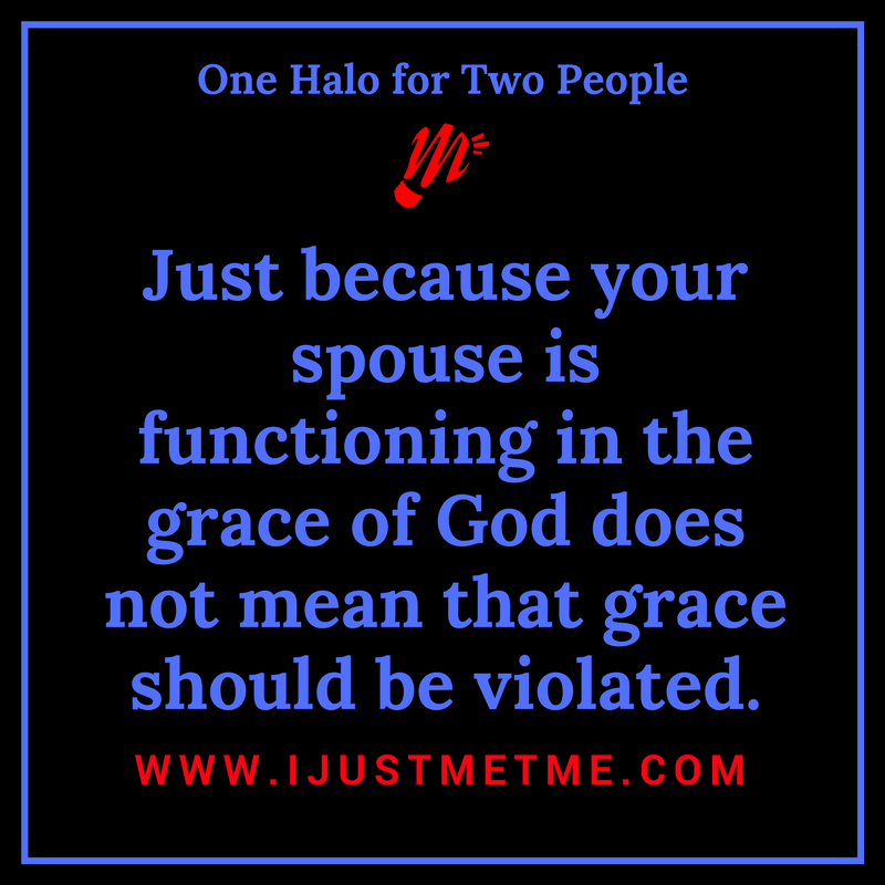 ijustmetme's tweet photo. God's grace upon your spouse is there to HELP you...not so you can violate. Full Post: https://t.co/eVxrpVCQ9d #HealthyRelationships #RelationshipGoals #OneHaloTwoPeople #IJustMetMe #TobiAtte https://t.co/smyfMqS3RE