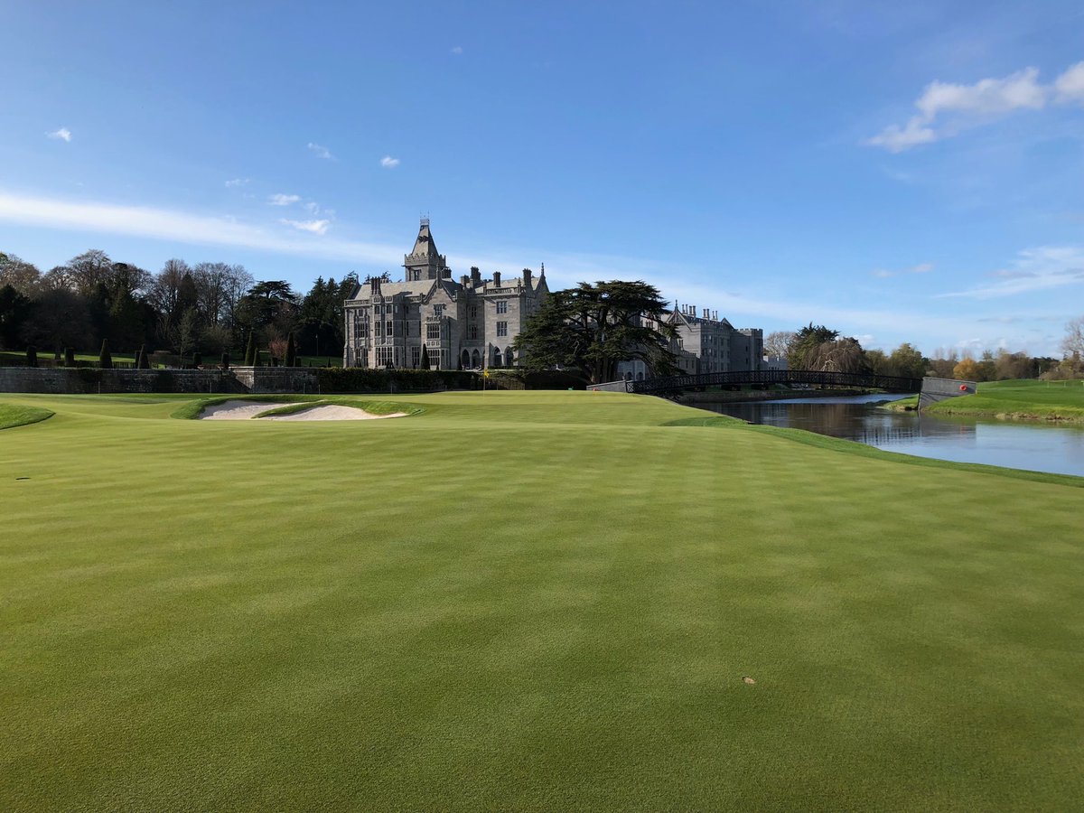 After spending 2 days at Adare Manor in Ireland, I believe it is one of the top maintained courses in the world. #turfgrassconsultancy #johnclarkin #faziogolfdesign #toro #adaremanor