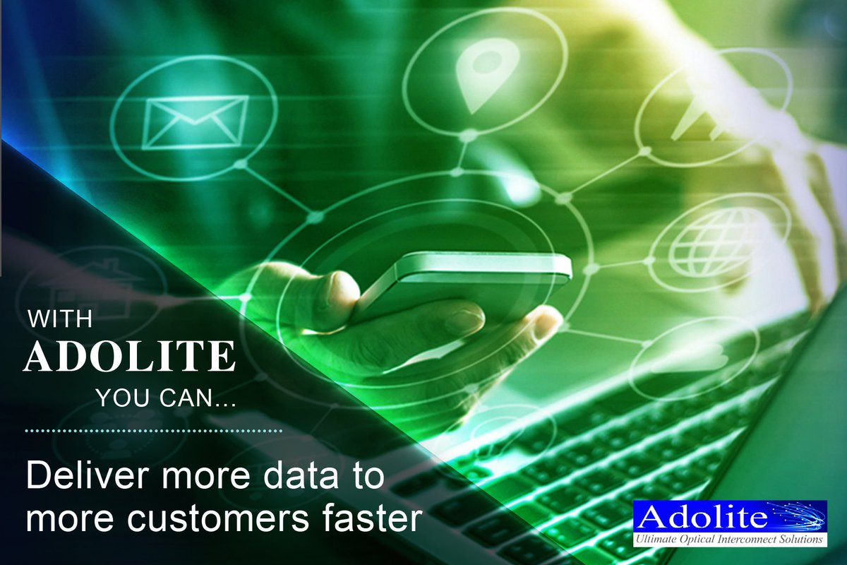 Adolite2's tweet photo. In this day and age, it's all about speed. At @Adolite2, we help you deliver more #data to more customers, faster. Learn more about Adolite here: https://t.co/g4Fy0T5rQB https://t.co/zT6vOtVLy0