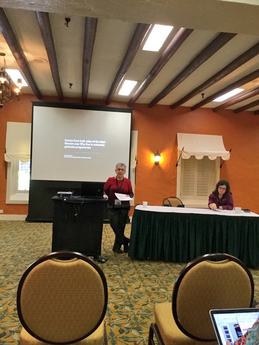 DrNPJones's tweet photo. #ISEB2018 is on the way! Stories from both sides of the desk: Women over fifty-five in University graduate programmers. #Lois ❤️ https://t.co/JEUwdptOO6