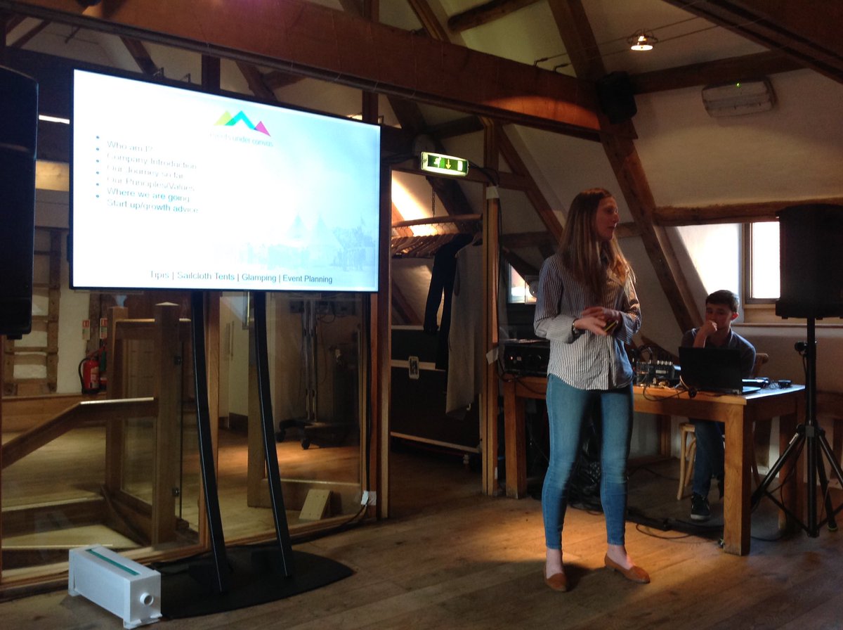 Jenna from <a href="/events_canvas/">Events Under Canvas</a> gets @FUTURE50_F50 Live under way in Ipswich - she's talking about how you can push your business to next stage of growth <a href="/edpbusiness/">EDP Business</a> <a href="/EADTbusiness/">EADT Business</a>
