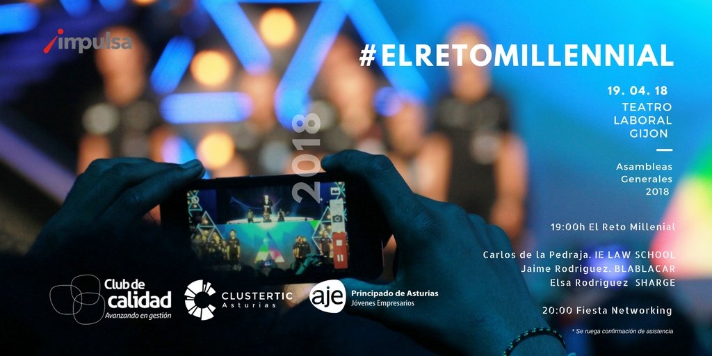 Sispyme1's tweet photo. Asistimos a la Asamblea Anual del @ClusterTICAstur y a la jornada El Reto Millenial junto con @AJEASTURIAS y @clubcalidadcom https://t.co/QHBlYH8dzr