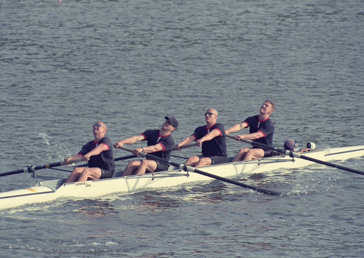 HunRowing's tweet photo. As we head into Alumni Weekend 2018, shout out to our 2002 Girls' Senior 4 and 1996 Boys' Senior 4 that won Stotesbury Cup Championships. Hun has 17 such crews spanning the years from 1935 - 2002. #HunAlumni2018 #traceyourpath #raider4life https://t.co/fcFXVryv4R
