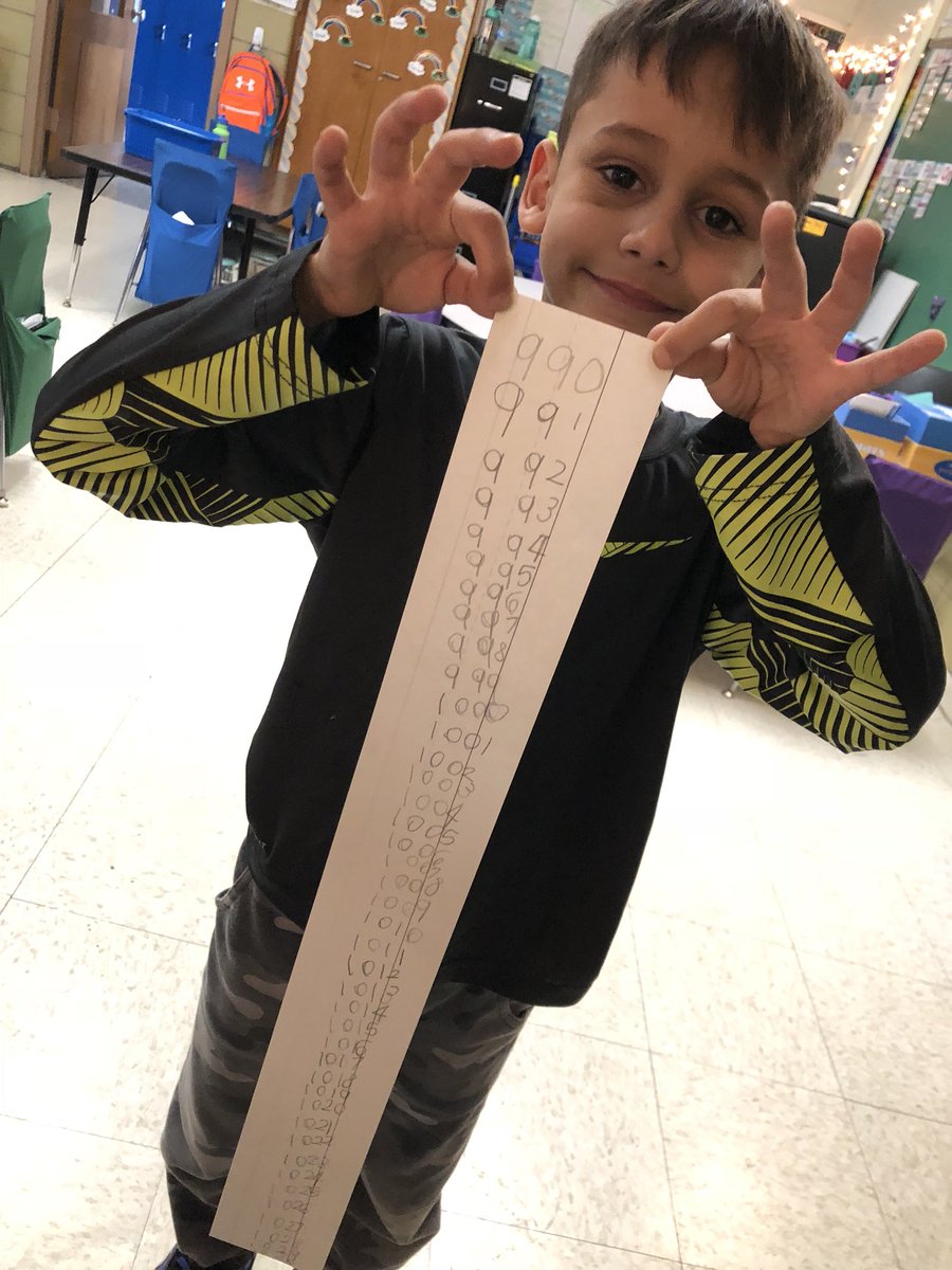 MissRobertson01's tweet photo. Counting to 1,000 in first grade? Woohoo! @LoganElementary @MsPalmisano https://t.co/kvi4LFDgbI