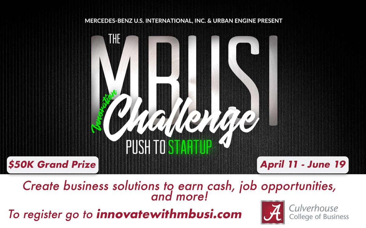 The MBUSI Challenge offers a unique opportunity for both students and community members to earn capital, jobs and more! 💰📋 🚗
Read here to find out more: innovatewithmbusi.com
#BamaMeansBusiness