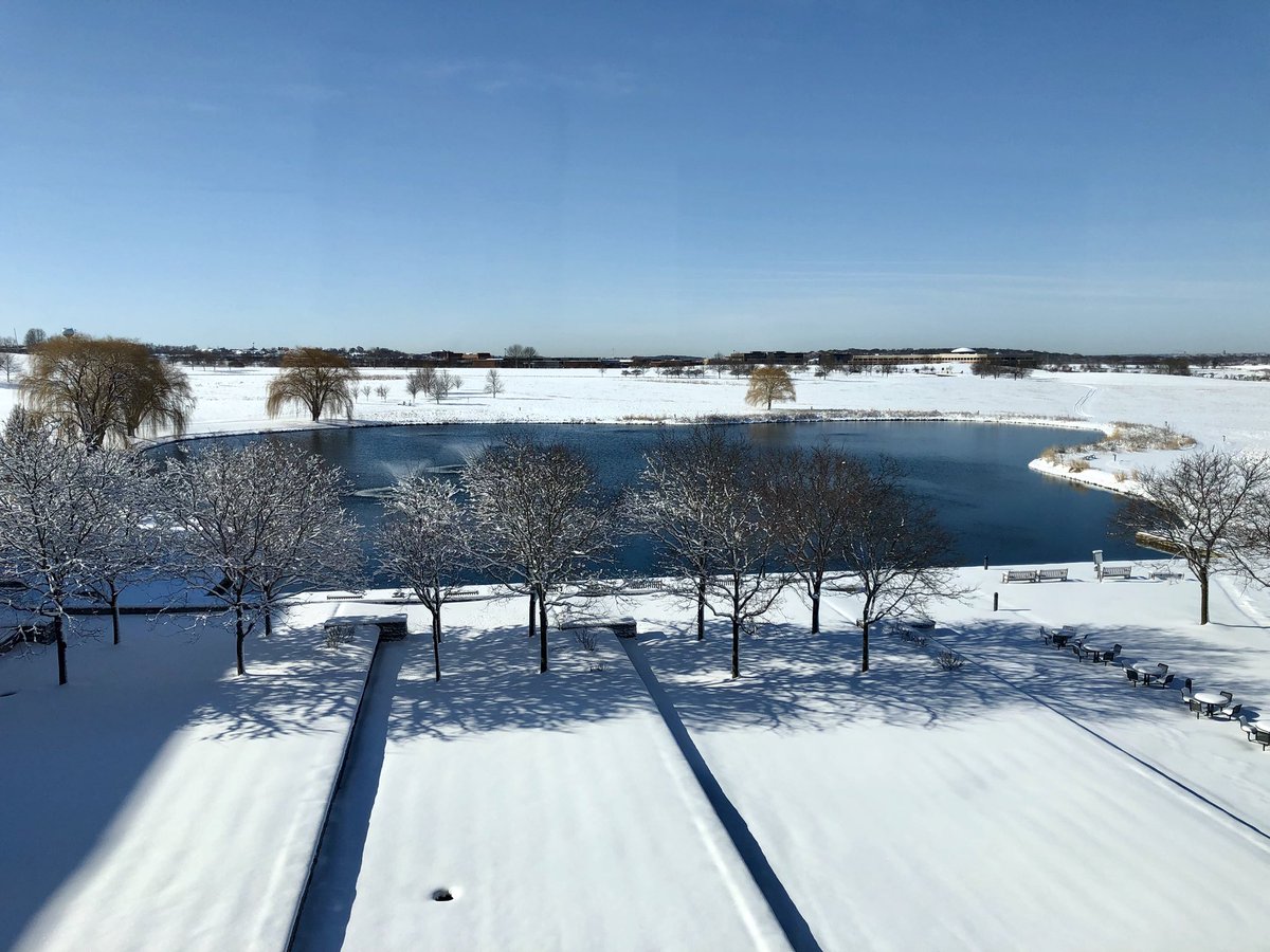 Sir_Giles's tweet image. Pretty good view at work today, even if there is a bunch of snow in April. #WIProblems #iWork4AmFam